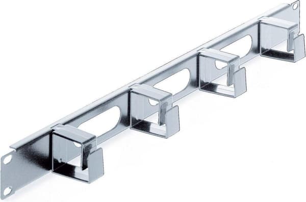 Intellinet Cable Management Panel - Kabelstyring - Grå, RAL 7035 - 1U - 48,3 cm (19") (711043)