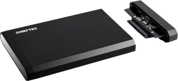 Chieftec CEB-2511-U3 2,5 tuuman musta kehys opslagasemille