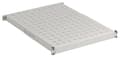 Pikkukuva 1 / 4: 19" 1U raskas hylly, syvyyssäädettävä, 150 kg, kaapin syvyys 600, RAL9005 (691653TS.6)
