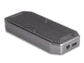 Pikkukuva 1 / 3: Delockin ulkoinen pelikotelo M.2 NVMe PCIe SSD:lle SuperSpeed USB 20 Gbps (USB 3.2 Gen 2x2) USB Type-C™ -liitännällä ja RGB LED-valauksella (42015)