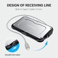 Pikkukuva 3 / 11: Graugear ulkoinen kiintolevykotelo 2,5" HDD/SSD USB 3.2 Spritzes (G-2502-C-10G)