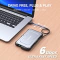 Pikkukuva 2 / 11: Graugear ulkoinen kiintolevykotelo 2,5" HDD/SSD USB 3.2 Spritzes (G-2502-C-10G)
