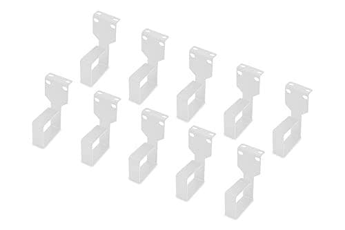 DIGITUS kabelholder til 48,30 cm (19") skabe 45x80x100mm/10 stk/1U/grå (DN-97687)