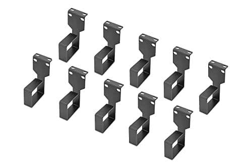 DIGITUS kabelholder til 48,30 cm (19") skabe 45x80x100mm/10 stk/1U/sort (DN-97688)