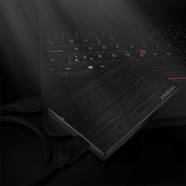 Axagon EE25-XA6 lagringsenhetskåpa 2,5" HDD / SSD-hölje svart (EE25-XA6)