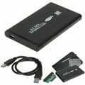 Miniatyrbild 3 av 3: Extern hårddiskhölje 2,5-tums SATA USB 3.0-box Aluminium Portatil PC
