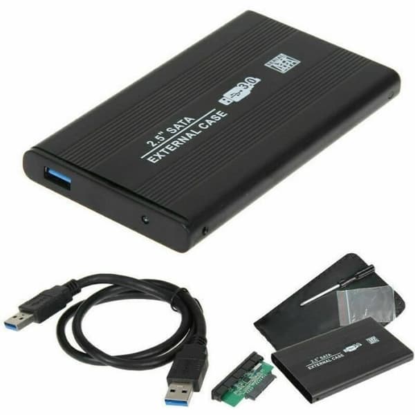 Extern hårddiskhölje 2,5-tums SATA USB 3.0-box Aluminium Portatil PC