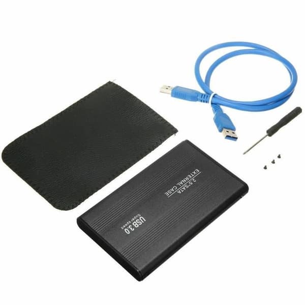 Extern hårddiskhölje 2,5-tums SATA USB 3.0-box Aluminium Portatil PC