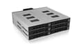 Miniatyrbillede 1 af 5: RaidSonic IB-2260SSK-12G lagerdrevkabinet 2,5" HDD/SSD-kabinet sort (IB-2260SSK-12G)