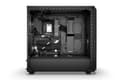 Miniatyrbild 9 av 11: var tyst! - Midi tower - E-ATX - sidopanel med fönster (härdat glas) - ingen strömförsörjning (ATX / PS/2) - svart - USB/Audio (BGW60)