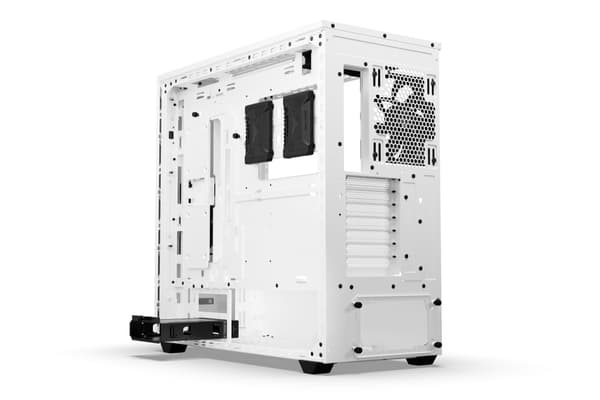 ole hiljaa! SHADOW BASE 800 DX - Midi-torni - E-ATX - sivupaneeli ikkunalla (karkaistu lasi) - ei virtalähdettä (ATX / PS/2) - valkoinen - USB/Audio (