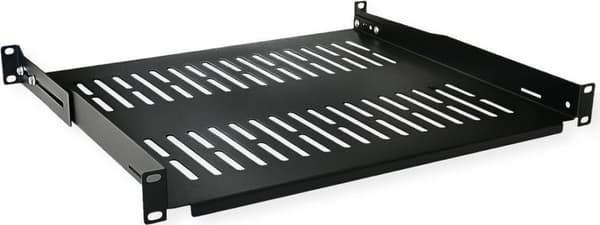 VÆRDI 48,30 cm (19") hylde 1U D 400 mm < 20 kg - 1 U (26.99.0403)