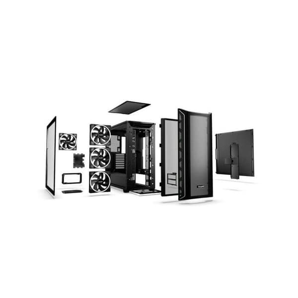 Chassi Medium Tower - be quiet! - Shadow Base 800 FX - Svart - Elegant design - Optimalt kylsystem