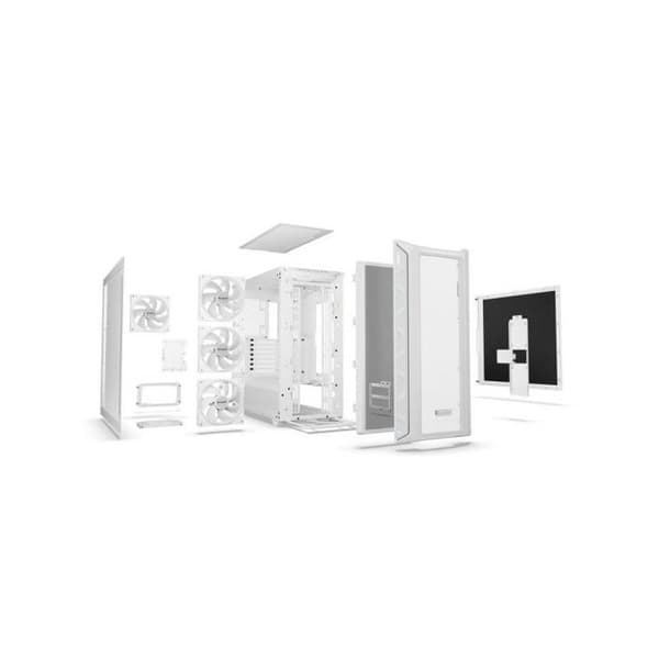 Mellanstorlek chassi - be quiet! - Shadow Base 800 FX - Vit - Elegant design - Optimerad kylning