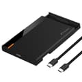 Miniatyrbild 1 av 6: FANTEC PL-25U31 svart 2,5" SATA SSD-hölje USB-C USB 3.1 10G-teknik (2579)