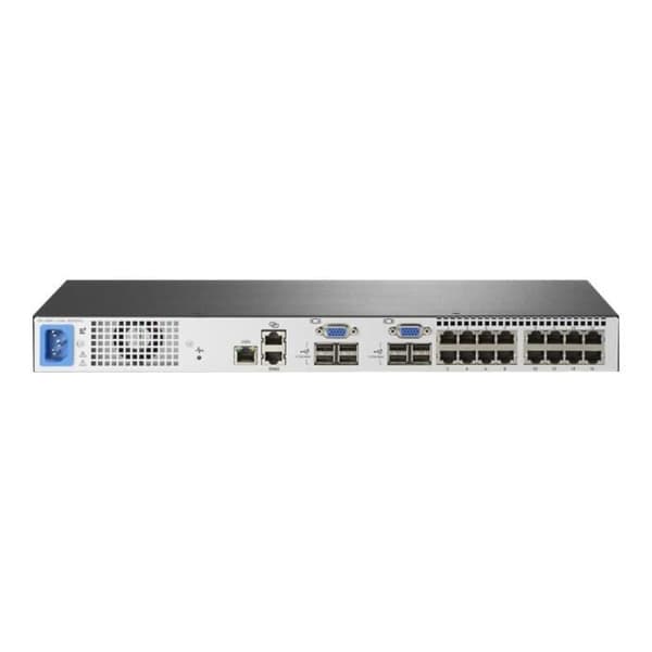 HPE KVM Switch Box - 16 dator(ar) - 2 lokala användare - 1280 x 1024