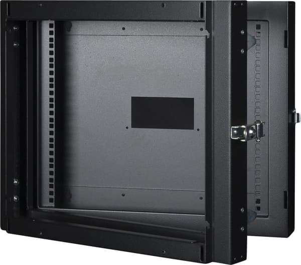 LOGON RWMD09UBL Vægstativ 9U 80kg Sort stativ