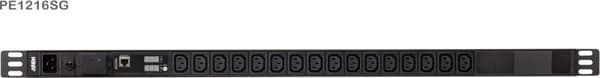 ATEN PE1216SG 0U Basic PDU med konferencefunktion og overspændingsbeskyttelse Sort