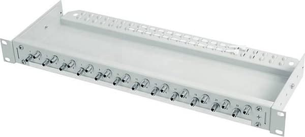Telegärtner H02030A0021 Fiberoptisk patchpanel 24 porte ST 1 HE