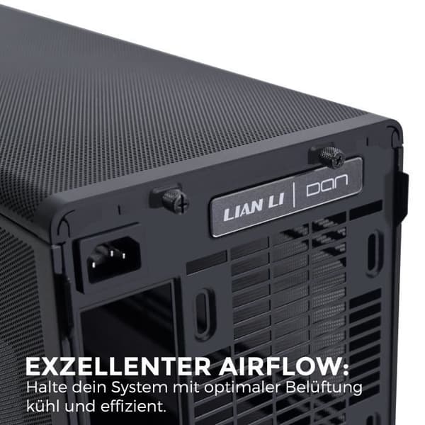 Lian Li DAN Fodral A3-mATX Micro-ATX Fodral - svart