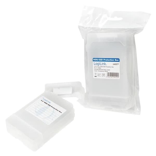 LogiLink UA0277, Transparent, 2,5", Vattentålig