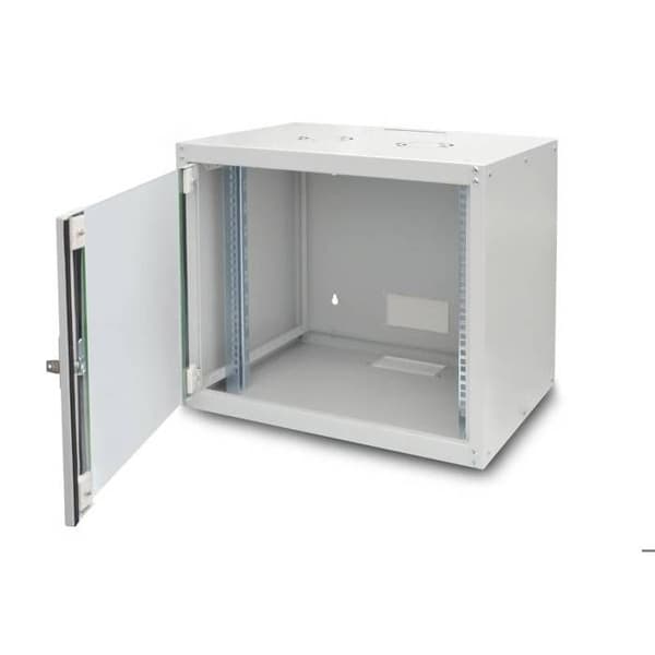 Väggskåp - DIGITUS - DN-19 09-U-S-1 - 9U - Stål - 100 kg - Ljusgrå