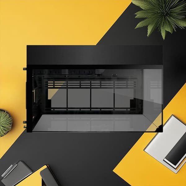 Chassi - Lian Li - O11 Vision kompakt - Svart - Kompakt - Elegant design