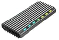 Miniatyrbild 1 av 4: Gembird EE2280-U3C-03 USB 3.1-kabinett för M.2 NVMe-enheter, RGB, aluminium