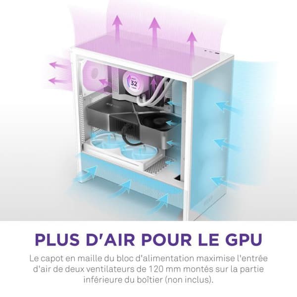 Box - station för PC-komponent Nzxt - CC-H52FW-R1