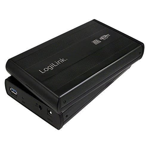 Externt hölje - LOGILINK - UA0107 - Aluminium - USB 3.0 - 3.5 tum Svart