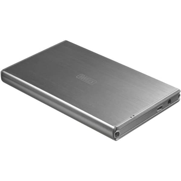 Externt hölje - SWEEX - USB 3.0 - 2.5" SATA II hårddisk - Svart Silver