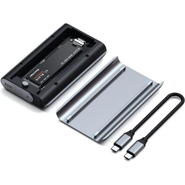 USB4 extern hölje - SATECHI - SA-ST-EU4NPM - SSD M.2 NVMe upp till 16 To - Färg Svart
