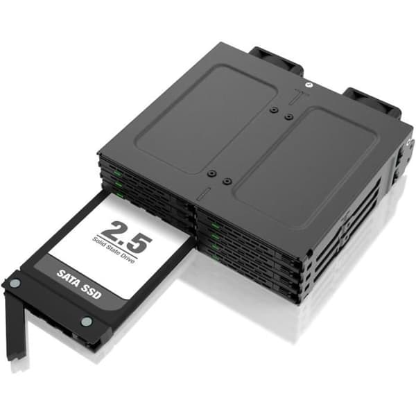 Hot Swap Rack - ICY DOCK - ExpressCage MB03 - 8 x HDD/SSD 2.5 - SATA/SAS - Svart