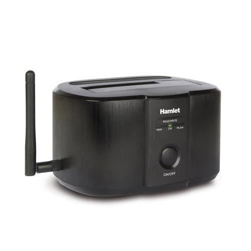 HAMLET HXDDWIFI HÅRDDISK-SSD KÅP 2,5-3,5'' SVART FÖRVARINGSLÅDA