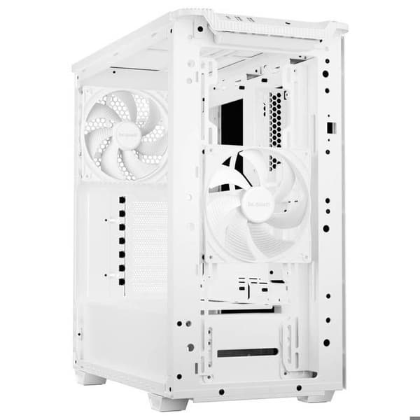 Boett för PC - Be Quiet! - Pure Base 501 - Mellan Tower - Luftflöde - Glaserad - Vit
