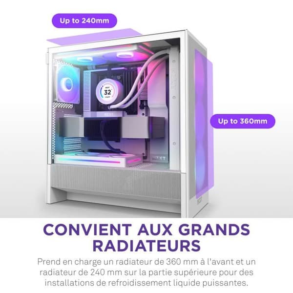 Box - station för PC-komponent Nzxt - CC-H52FW-R1