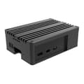Miniatyrbild 1 av 4: Aluminiumhölje - Raspberry Pi 5 - Robust skydd - Elegant design - Lättåtkomliga portar