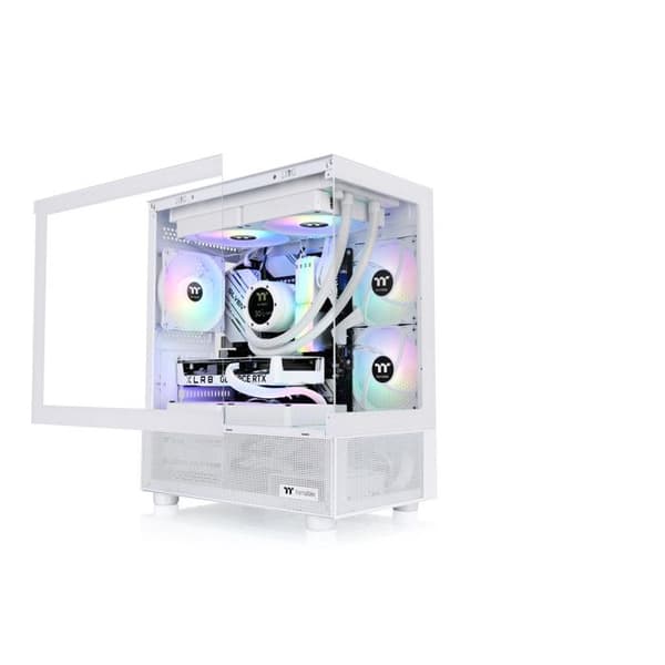 Boitier Mini Tour - THERMALTAKE - View 170 TG RGB - Micro ATX - RGB-belysning - Vitrinsyra