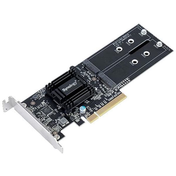 M.2 till PCI-adapter - SYNOLOGY - M2D18 - Svart - PCIe - 2280/2260/2242 Svart