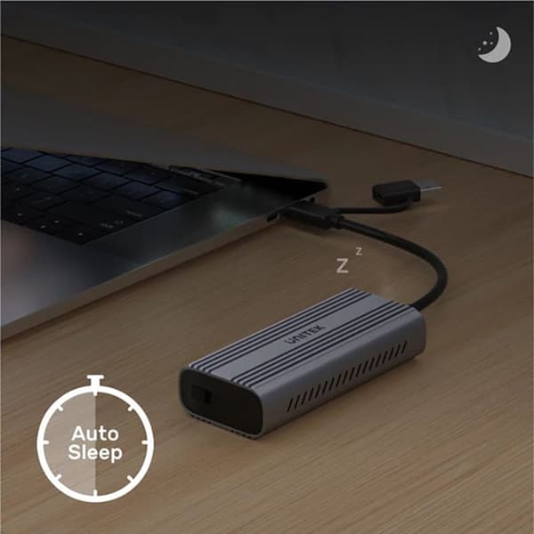 USB 3.2 Gen 2-hölje - Ospecificerad - M.2 NVMe/SATA - USB-C - Aluminium - 10 Gbit/s