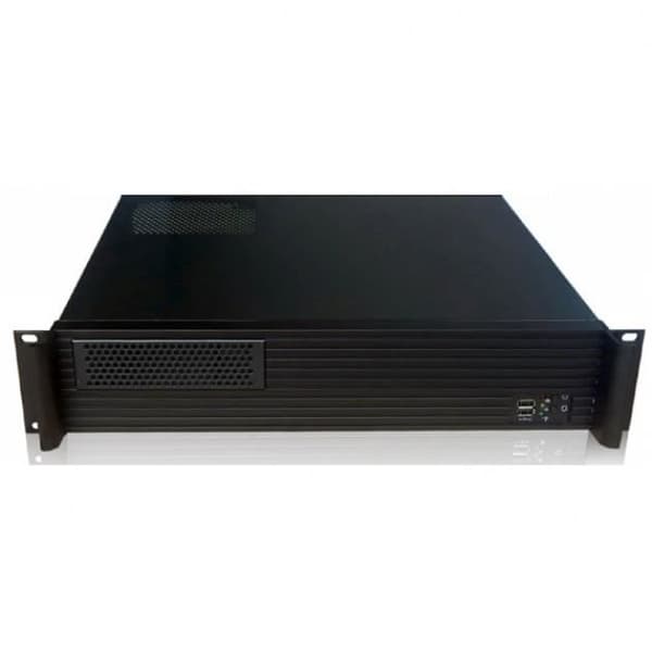Techly I-CASE IPC-240L serverfodral - Support - Aluminium, Stål - Micro-ATX, Mini-ITX - Svart