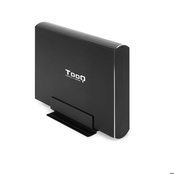 Hårddiskkapsling - TooQ - TQE-3531B - 3,5" - USB 3.0 - Aluminium - Svart