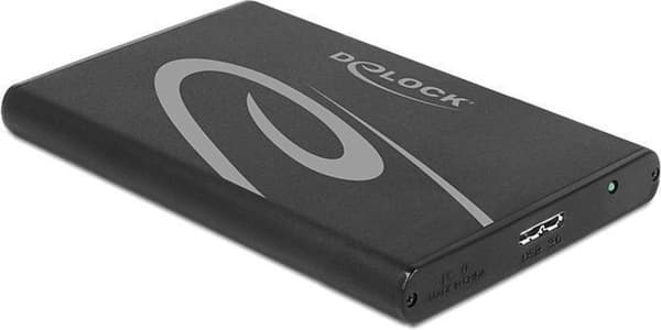DeLOCK 42537 hus til lagerdrev 2,5'' Sort