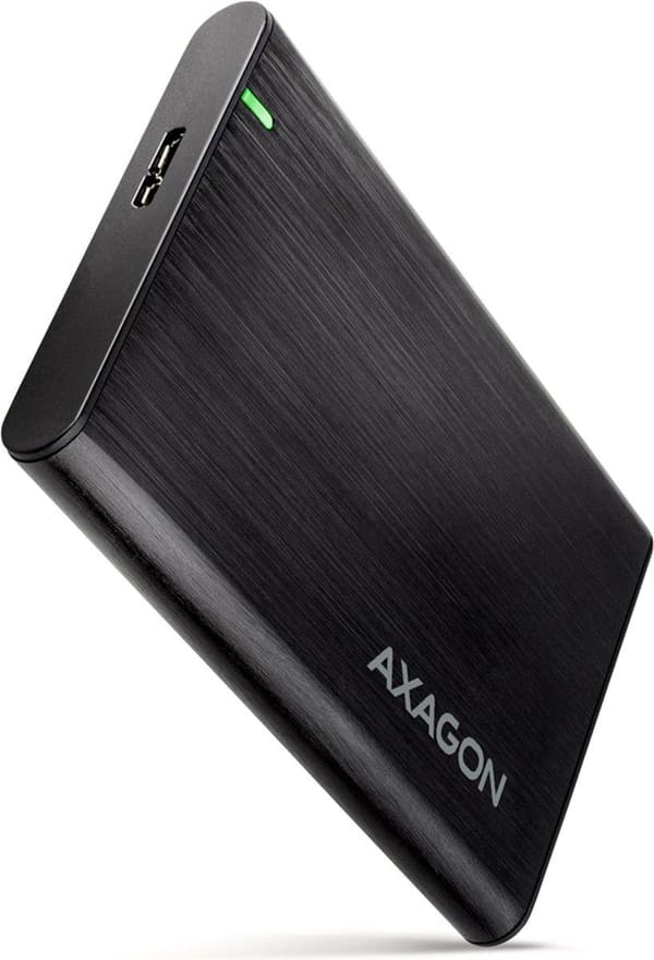 Axagon EE25-A6M lagerdrevkabinet HDD / SSD kabinet sort 2,5" (EE25-A6M)