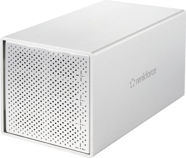 Renkforce RF-5587610 SATA-harddiskkabinet Antal harddiskslots: 4 båse 2,5 tommer, 3,5 tommer