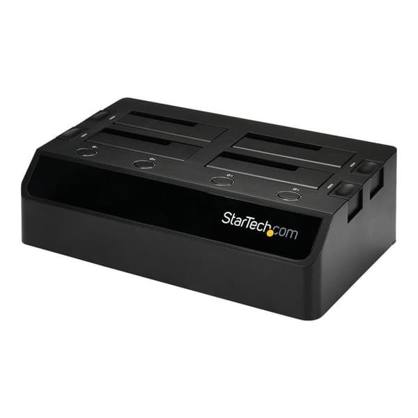 USB 3.0 dockingstation - STARTECH - SDOCK4U33 - 4 hårddiskar - Fläktar - UASP