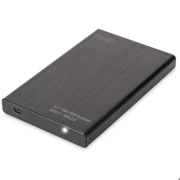 Externt hölje - DIGITUS - DA-71104 - SATA 3Gb-s - USB 2.0 - Svart