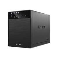 Diskplats - RaidSonic - ICY BOX IB-RD3640SU3 - eSATA 3Gb/s - Svart - 7-stifts extern seriell ATA Svart
