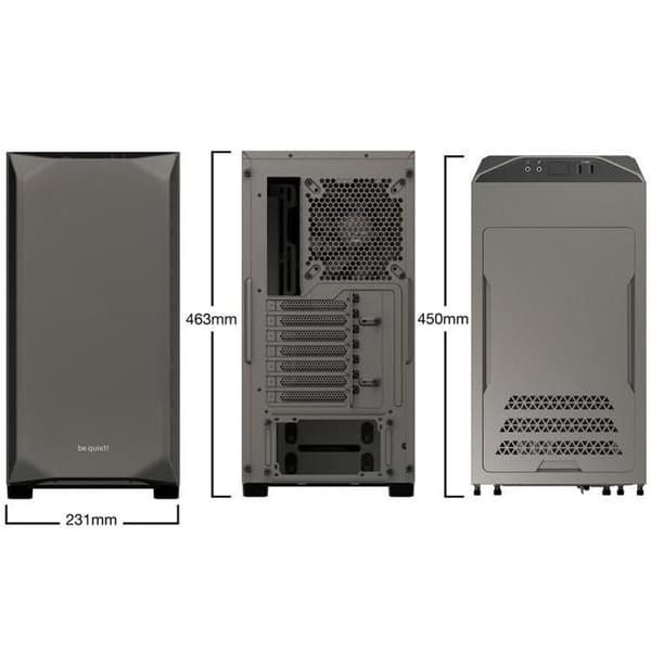 var tyst! - Pure Base 500 Window Metallic Grey