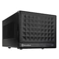 Miniatyrbild 1 av 4: SilverStone SST-SG13B - Sugo Compact Mini-ITX Cube datorfodral, Mesh frontpanel, svart